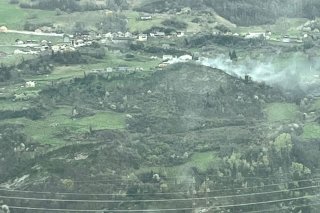 Une toiture en feu à Fey.
